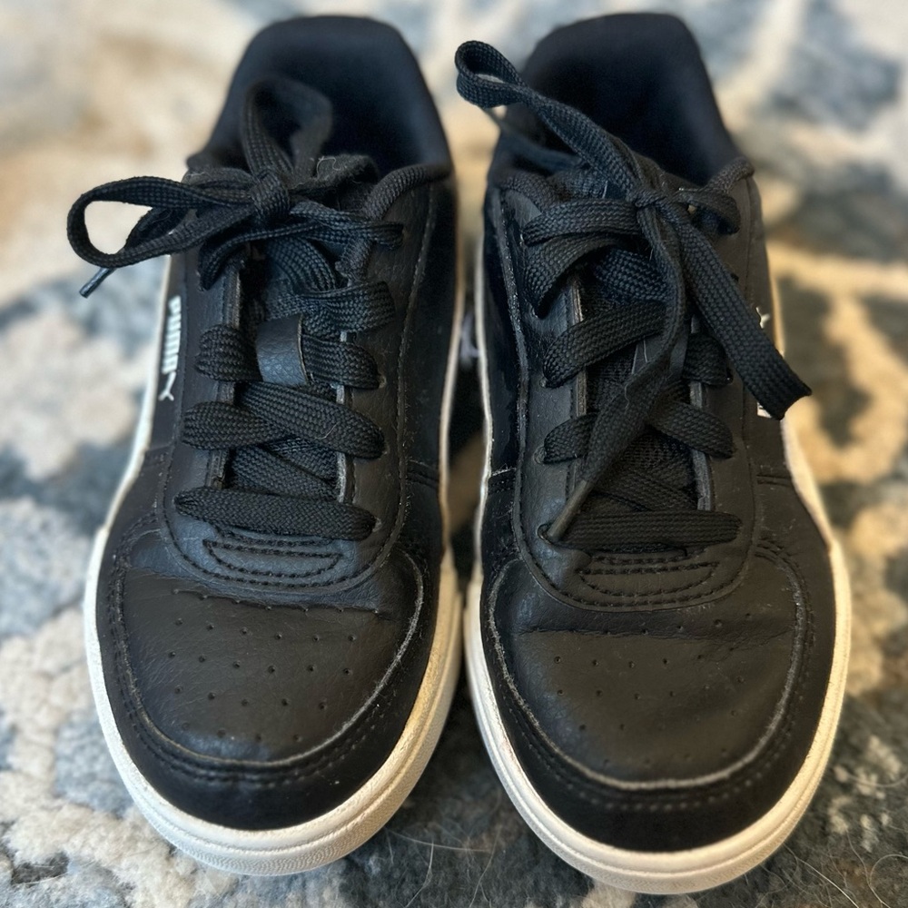 Kids Black Puma Sneakers